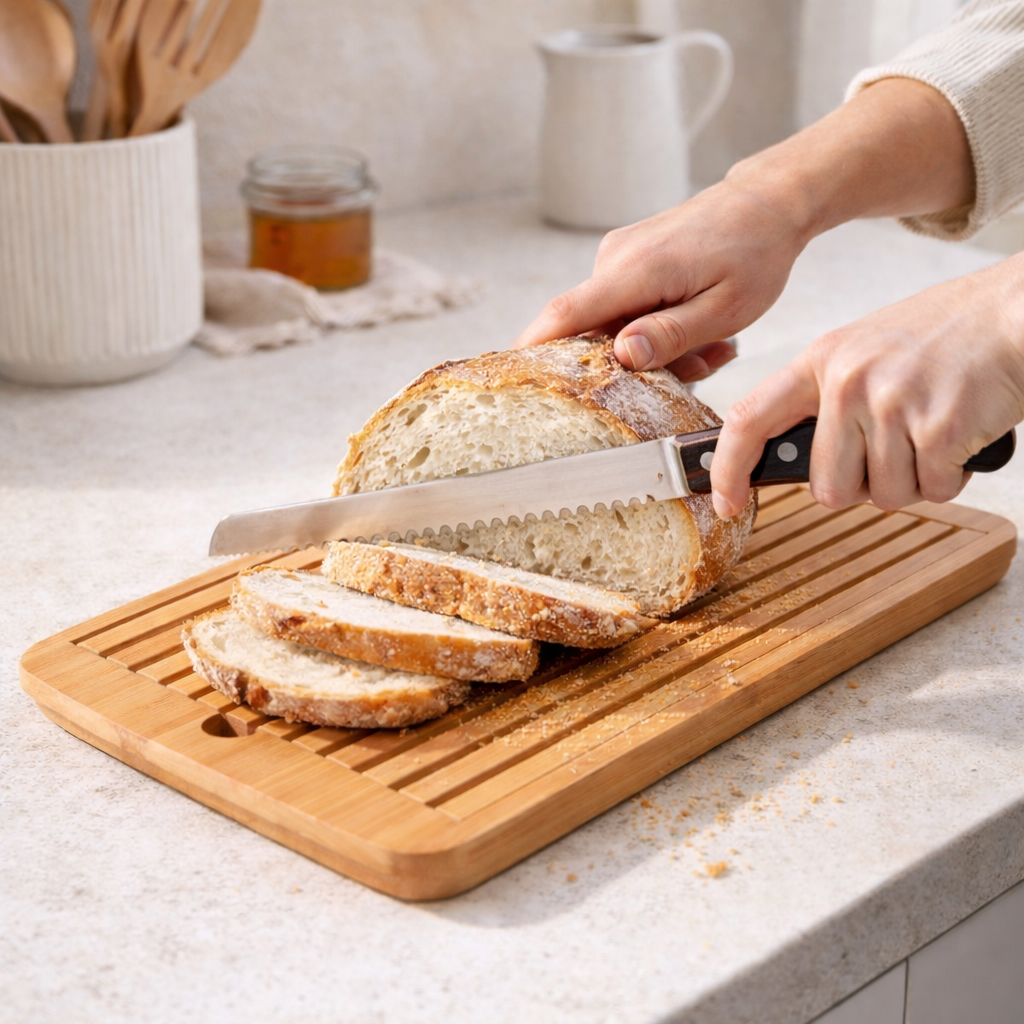 Migalheira de Pão Bambu Essenza Natural