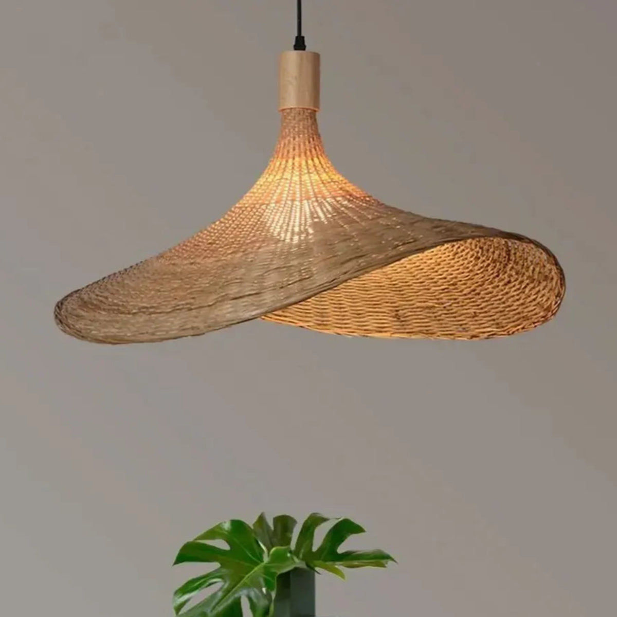 Pendente de Rattan Hygge Hat