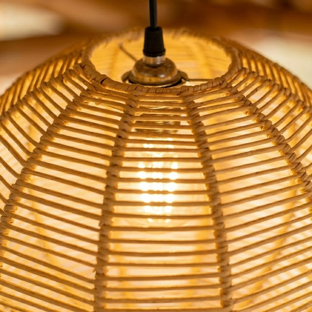 Luminária Pendente de Palha Nawi