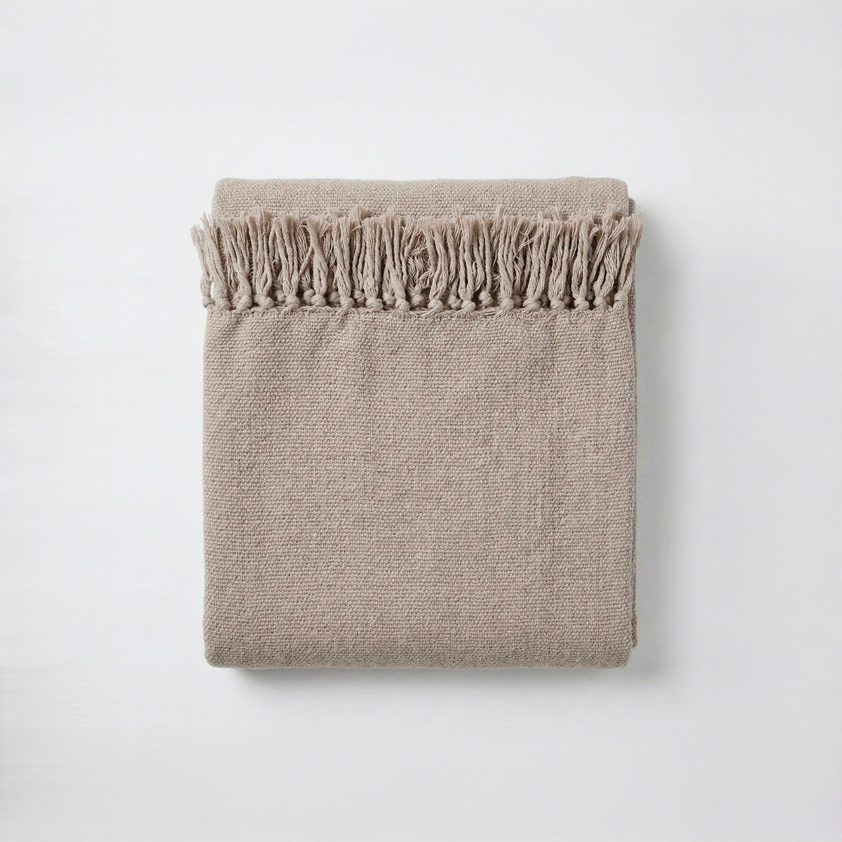 Manta para Sofá Artesanal Algodão com franjas Celine