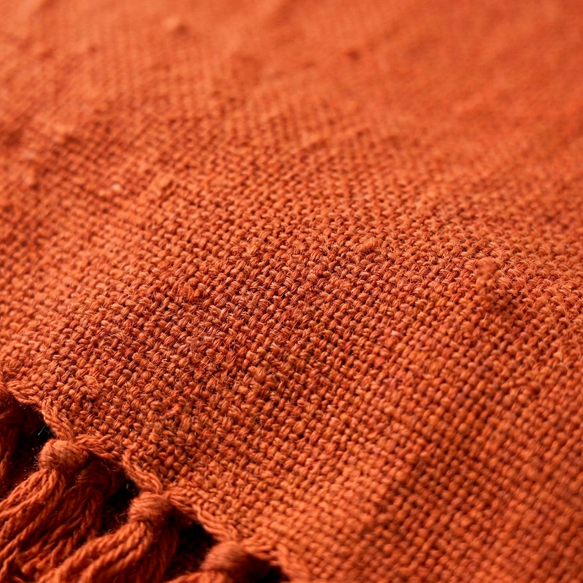 Manta para Sofá Artesanal Algodão com franjas Celine