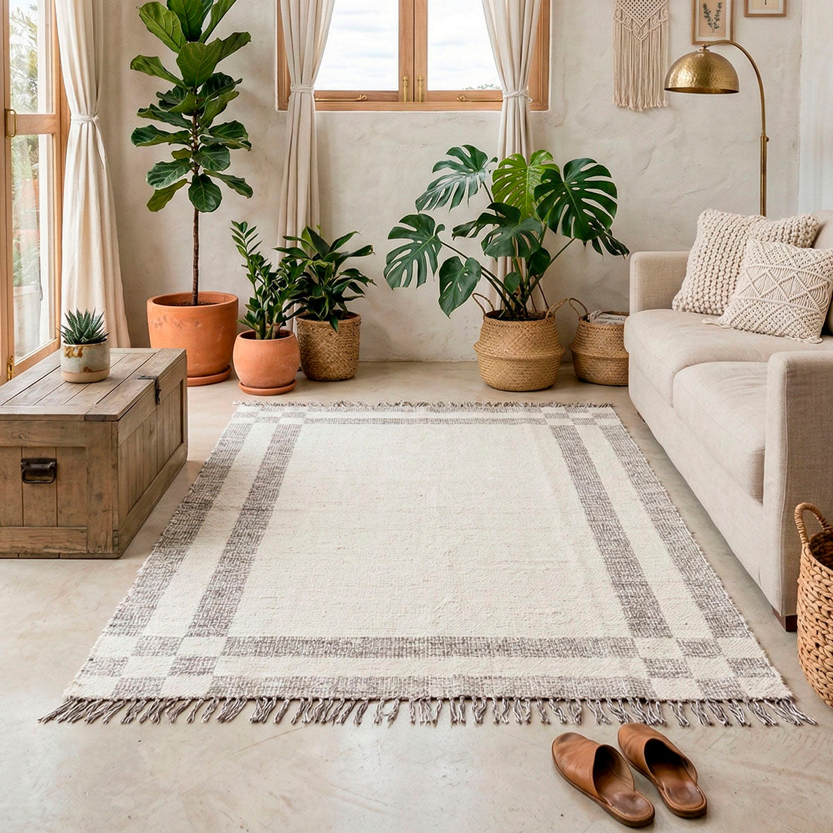 Tapete Dupla Face Trama Natural Boho Chic