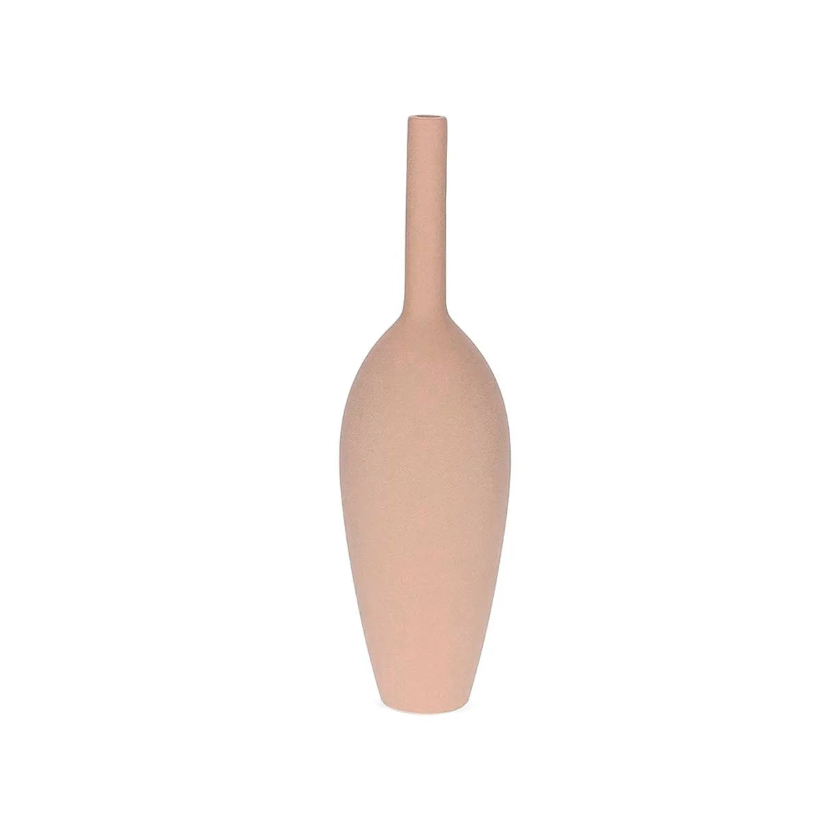 Vaso de Cerâmica Bege texturizado Linea