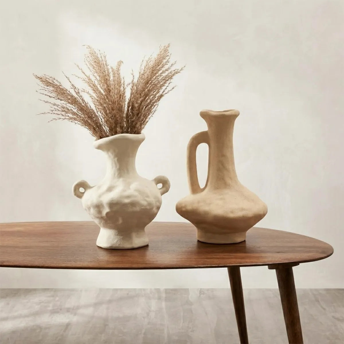 Vaso Decorativo de Cerâmica Orgânico Roma