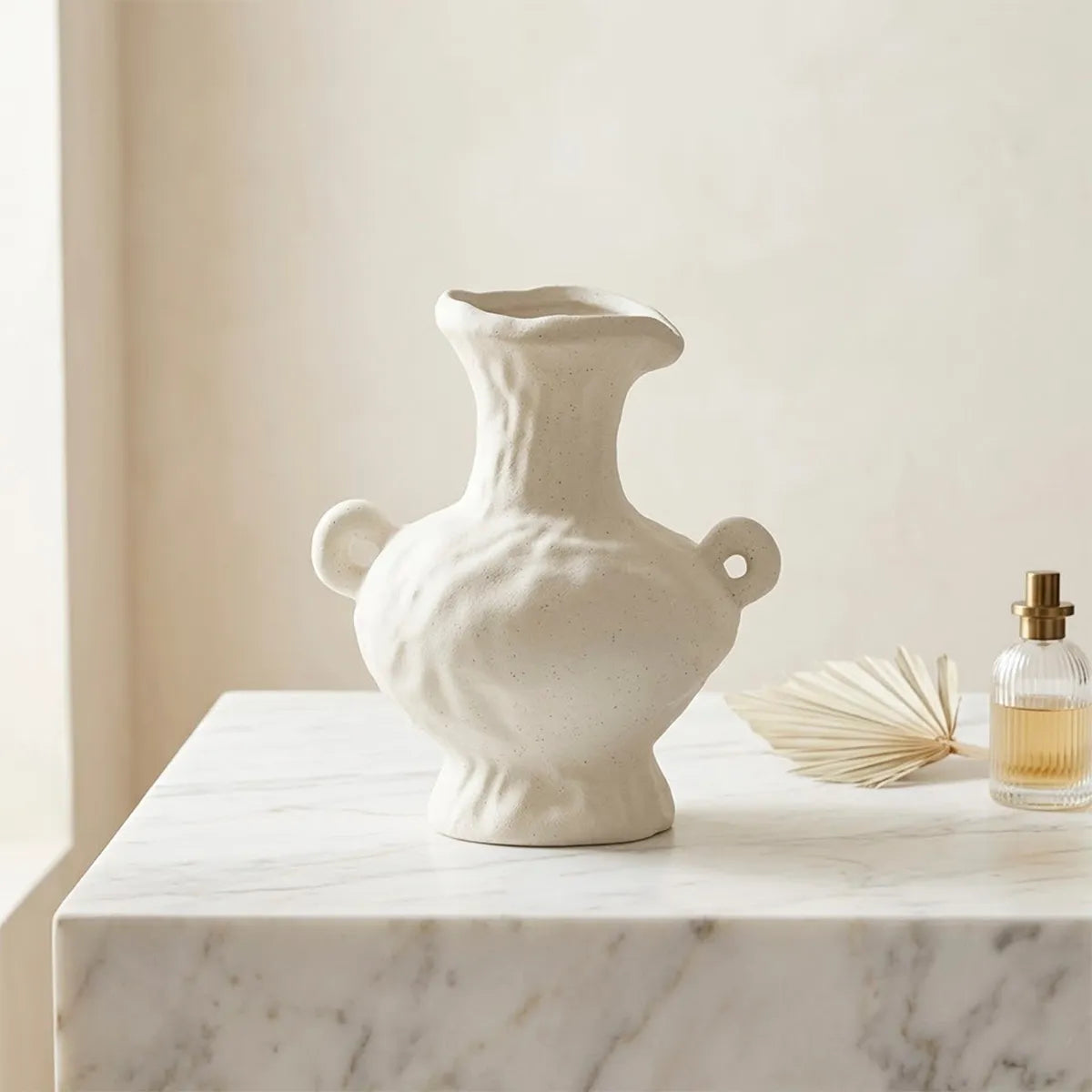 Vaso Decorativo de Cerâmica Orgânico Roma