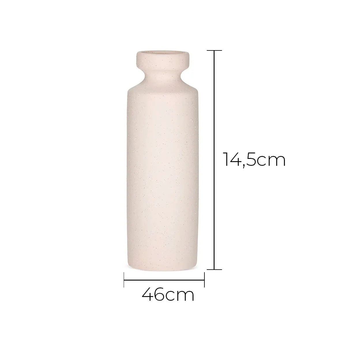 Conjunto de Vasos Decorativos Cerâmica Texturizado Verso