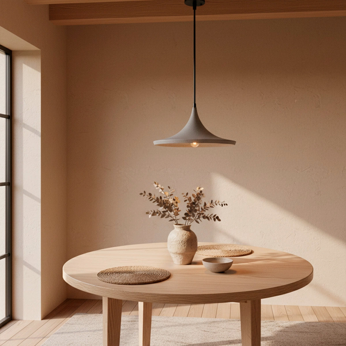 Luminária Pendente de Concreto Raven