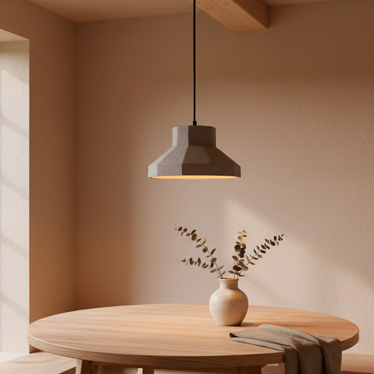 Luminária Pendente de Concreto Moen