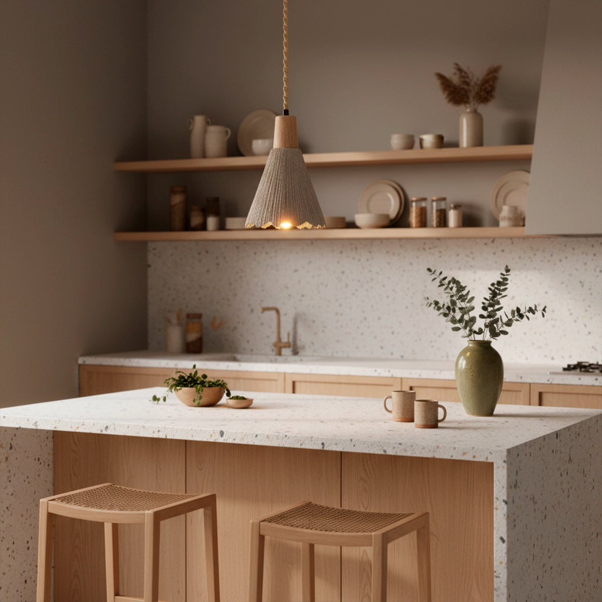 Luminária Pendente de Concreto Nivé