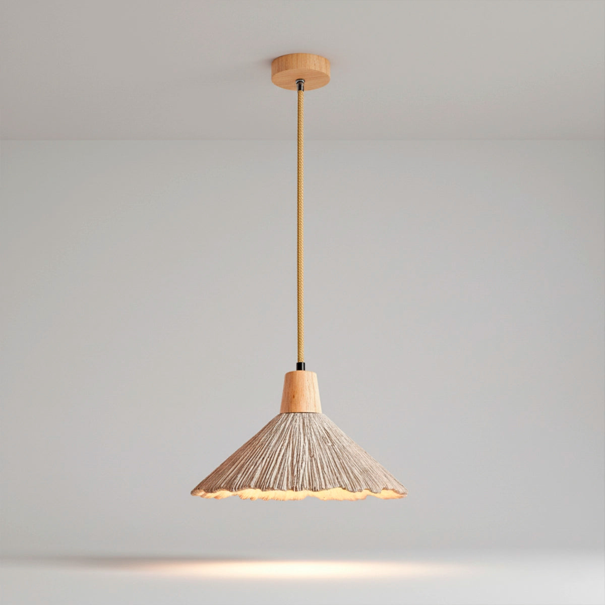 Luminária Pendente de Concreto Taen