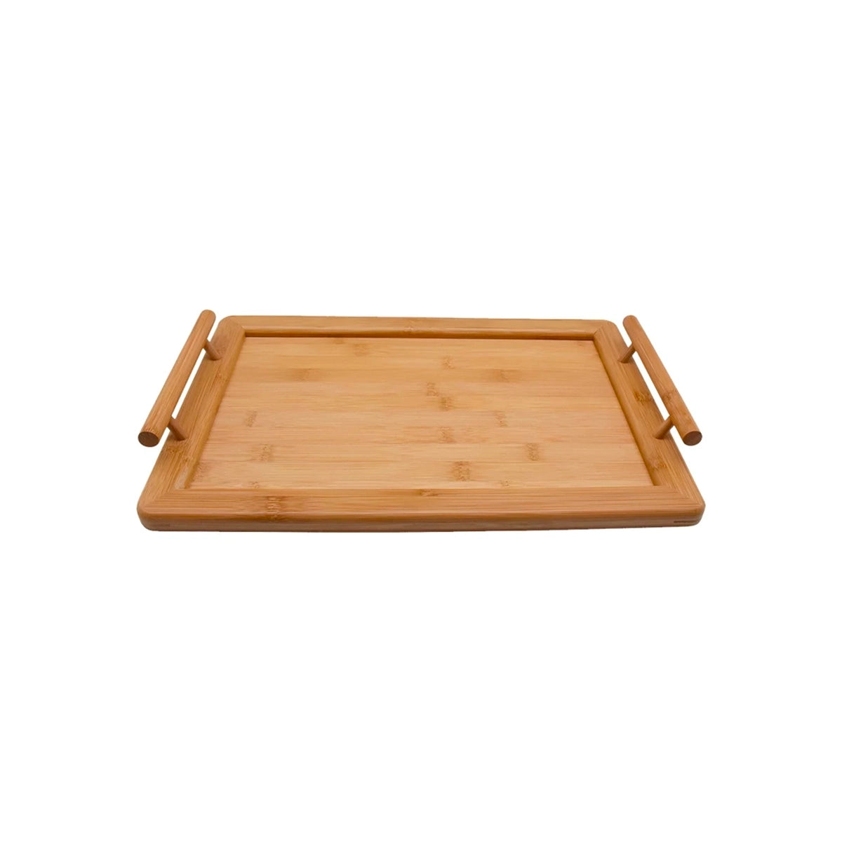 Bandeja Retangular de Bambu com Alcas Essenza Natural