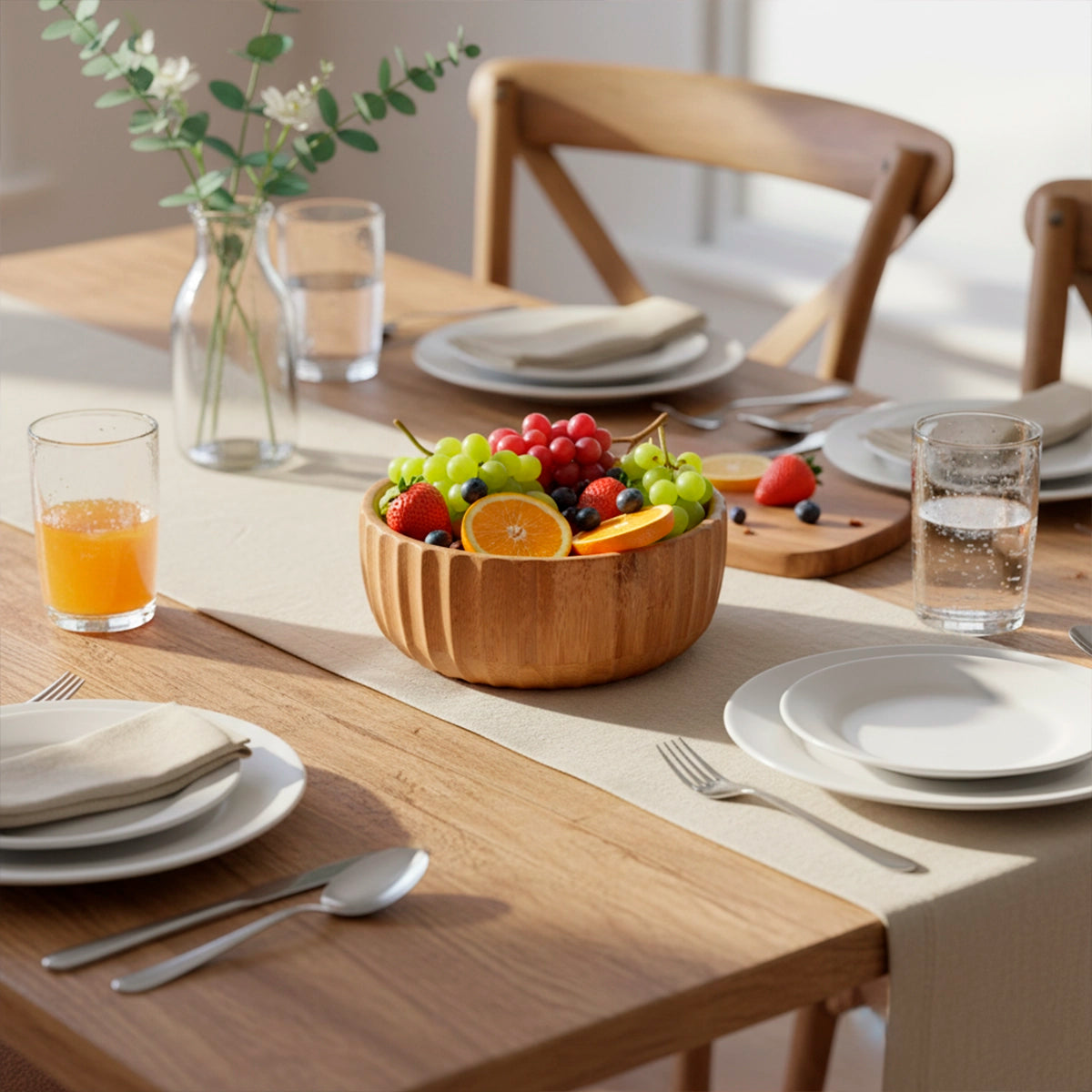 Bowl Canelado de Bambu Essenza Natural