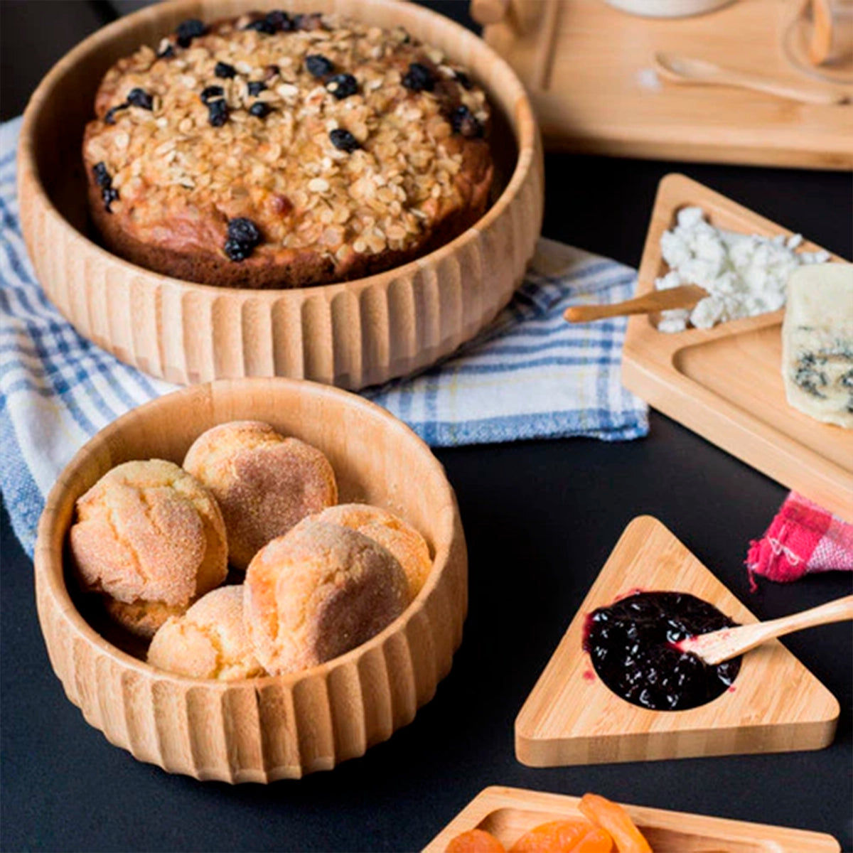 Bowl Canelado de Bambu Essenza Natural