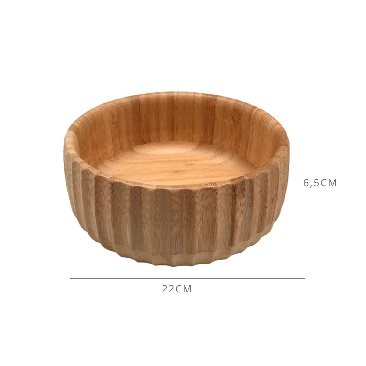Bowl Canelado de Bambu Essenza Natural