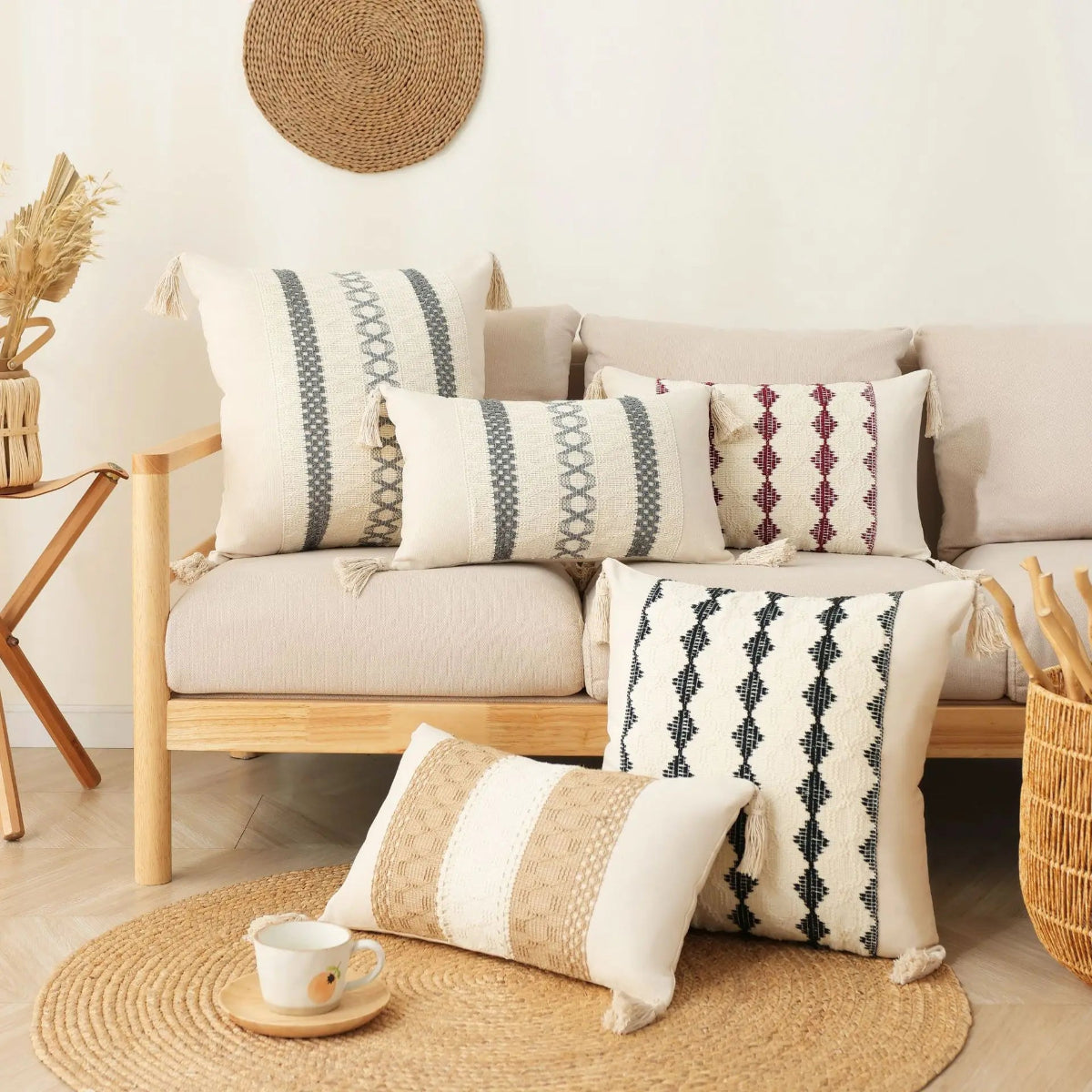 Capa de Almofada Tear Boho
