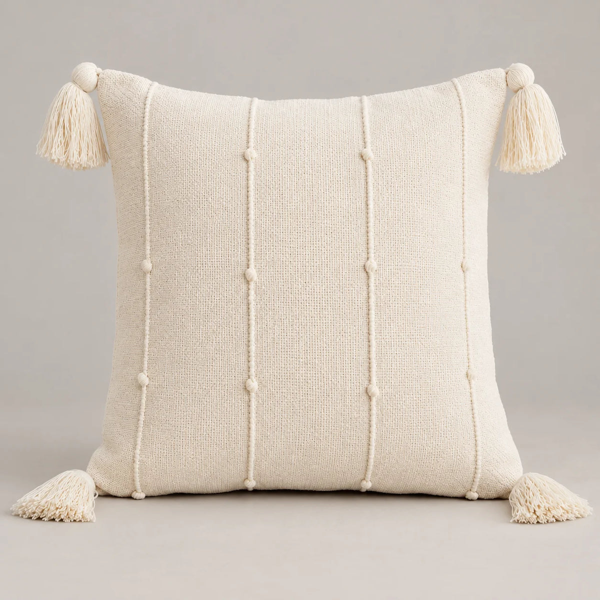 Capa de Almofada Trama com Pompom