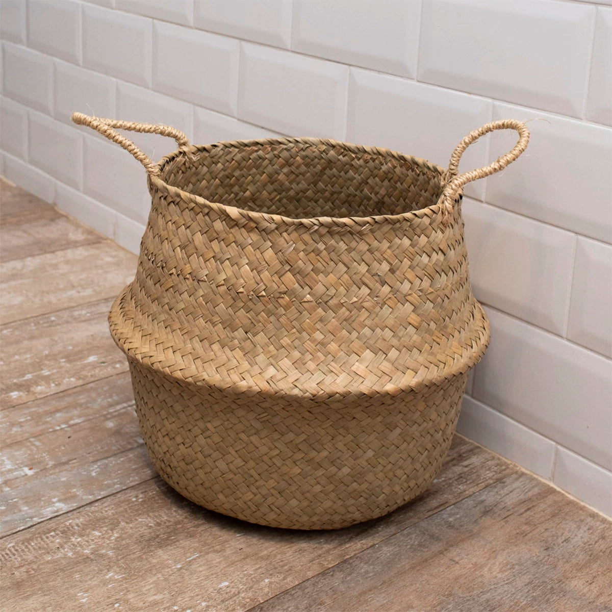 Cesto Organizador com Alcas Boho Essenza Natural