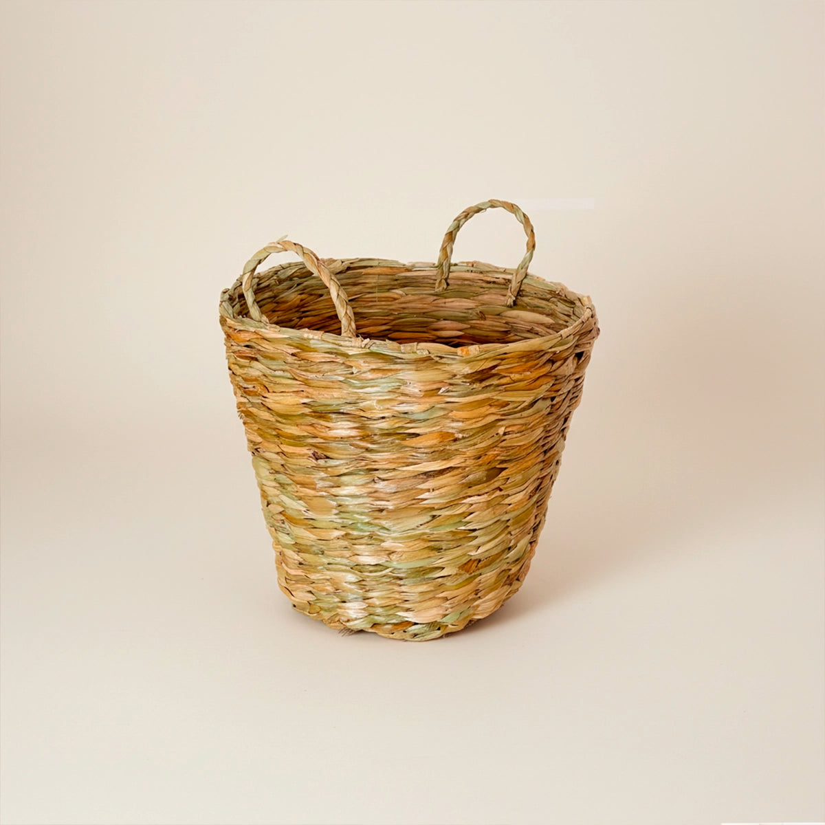 Cesto Organizador de Palha Natural com Alça