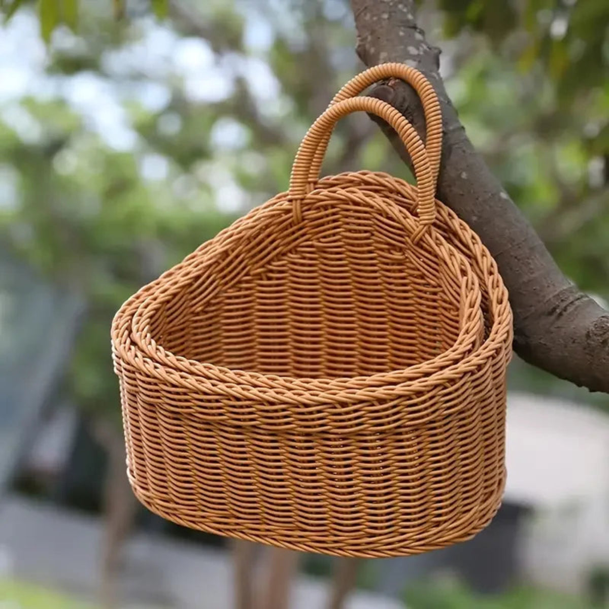 Cesto de Armazenamento Rattan Essenza
