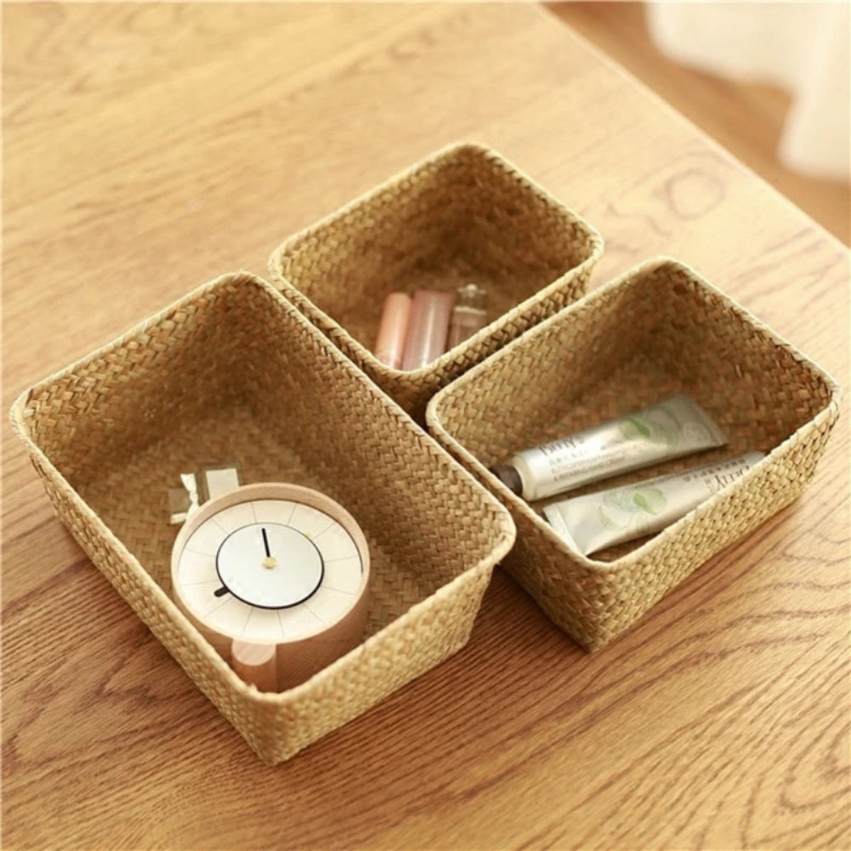 Cesto de Armazenamento Rattan Organize