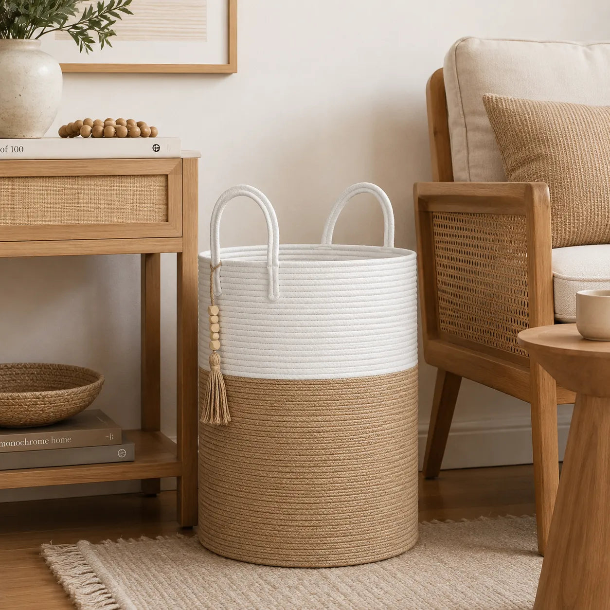 Cesto Organizador Urban para Mantas e Roupas