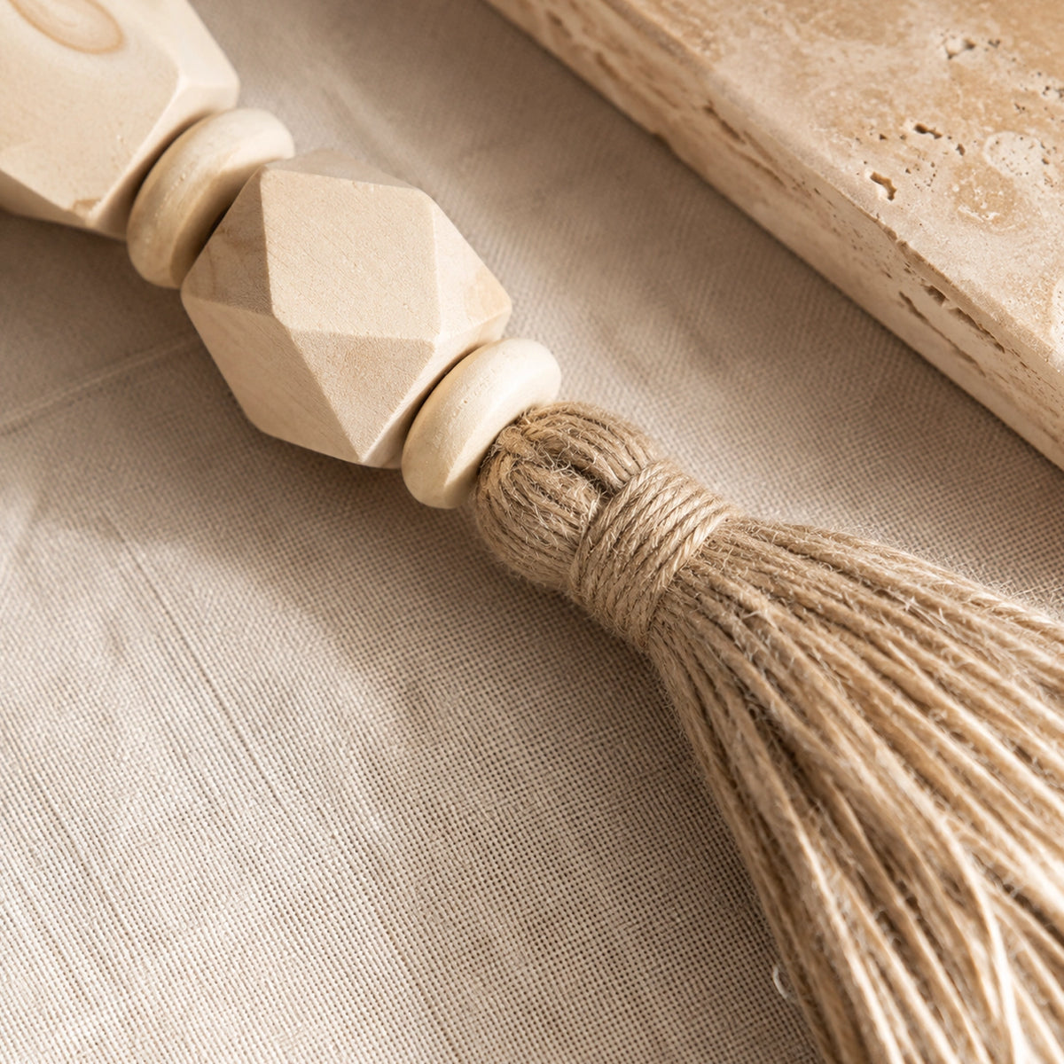 Colar de Mesa Decorativo Wood Boho