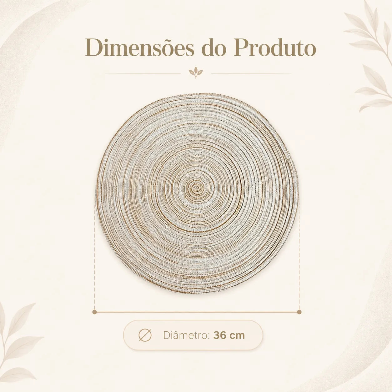 Conjunto Jogo Americano Elegance - 6pçs