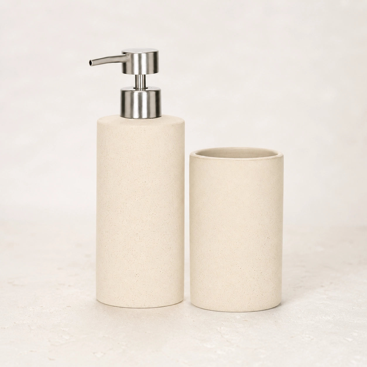 Conjunto para Banheiro em cerâmica 2 Peças Clean