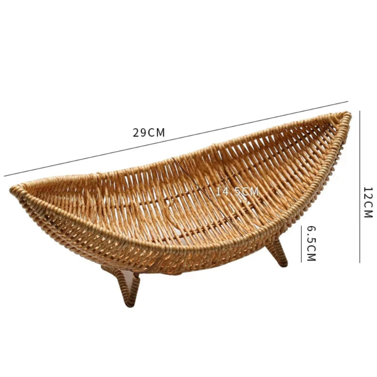 Fruteira de Mesa em Rattan Natural