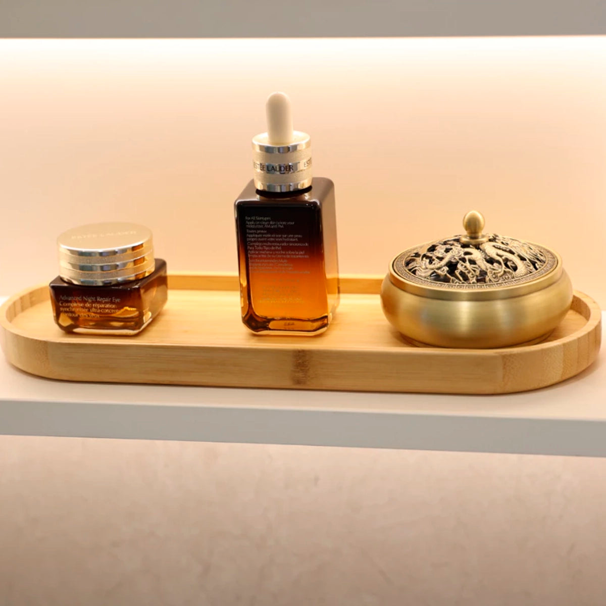 Kit Bandejas de Bambu Oval Essenza Natural