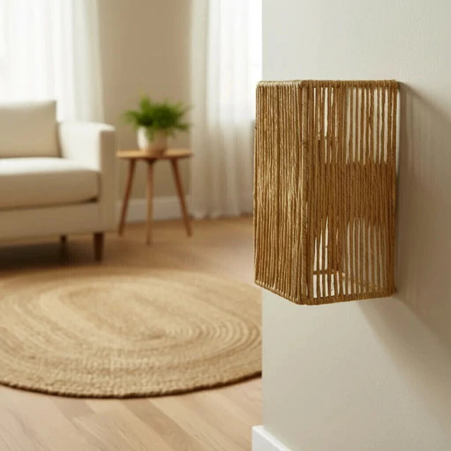 Luminária Arandela de Palha Tanah