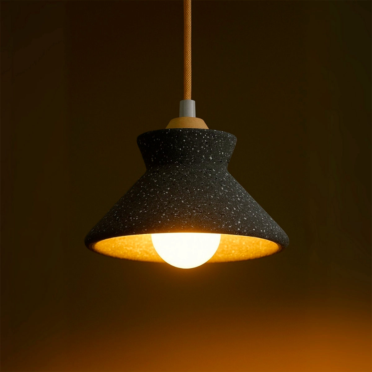 Kit 4 luminárias Pendente Granito Nord