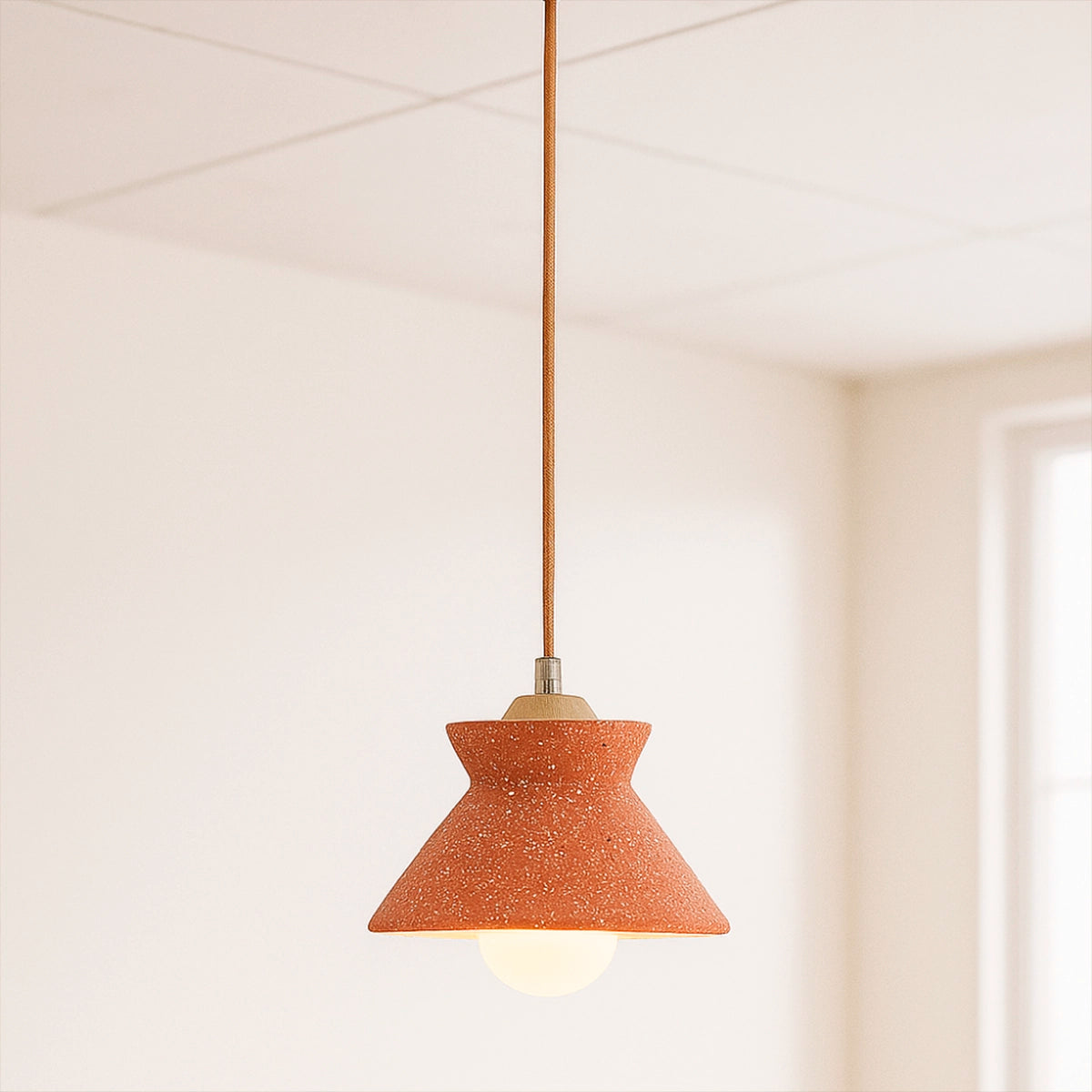 Kit 3 luminárias Pendente Granito Nord