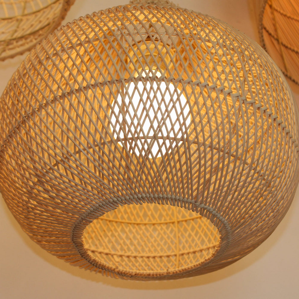 Luminária Pendente de Bambu Maya