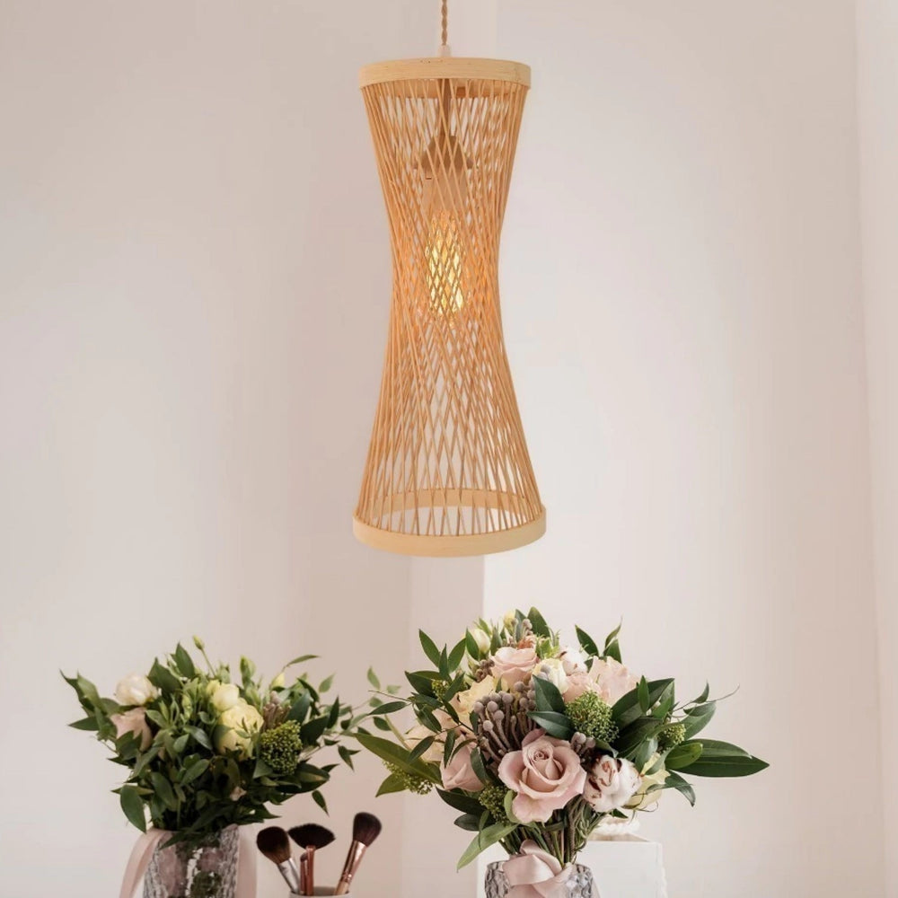 Luminária Pendente de Bambu Suna