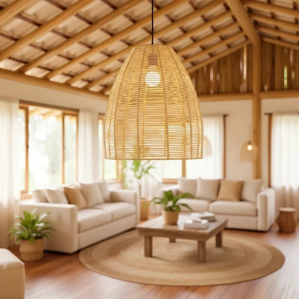 Luminária Pendente de Palha Anauê