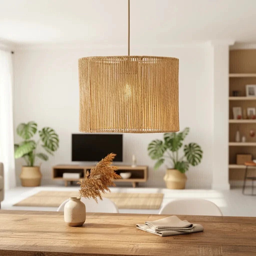 Luminária Pendente de Palha Ayni