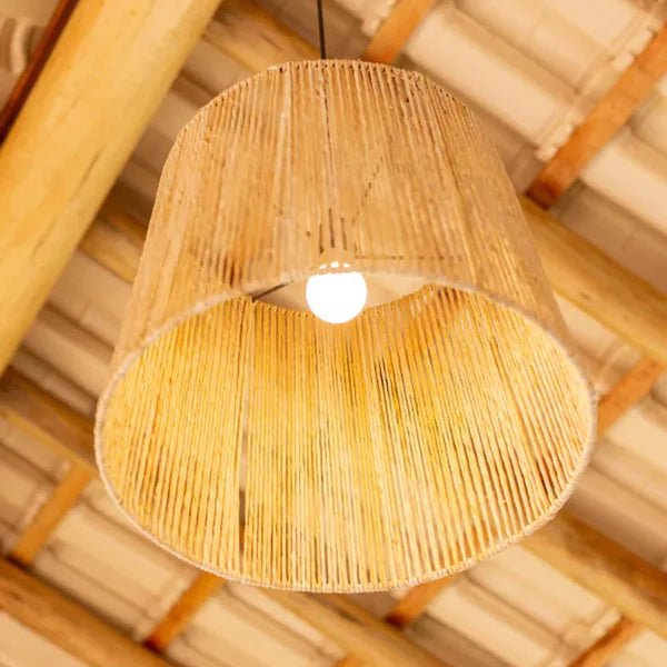 Kit 3 Luminária Pendente de Palha Ayla