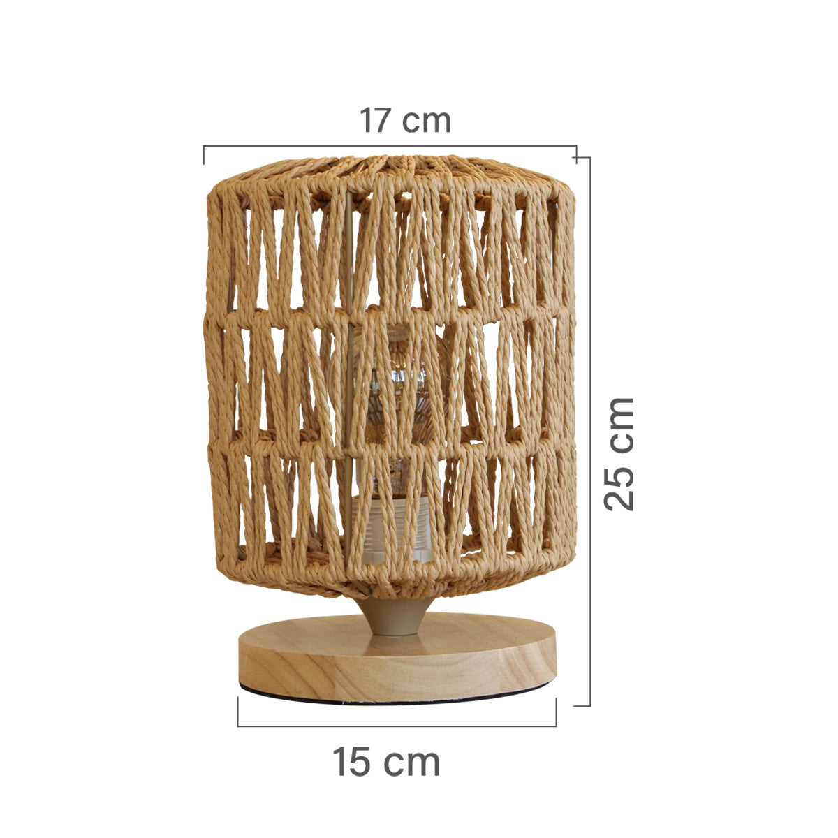 Luminária de Mesa Bambu Raízes