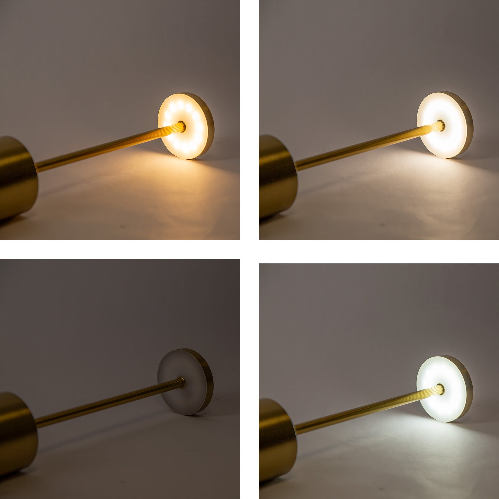 Luminária de Mesa LED Sem Fio Metal Lume