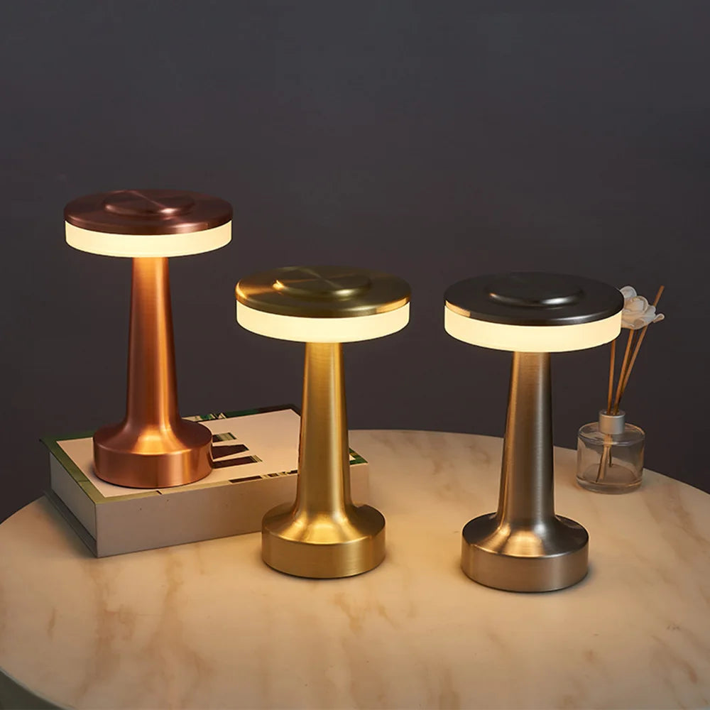Luminária de Mesa LED Sem Fio Touch Lumen
