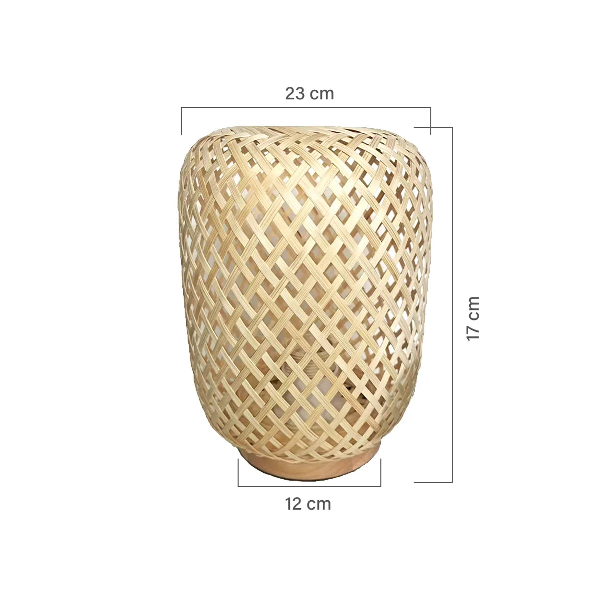 Luminária de Mesa de Bambu Kaia