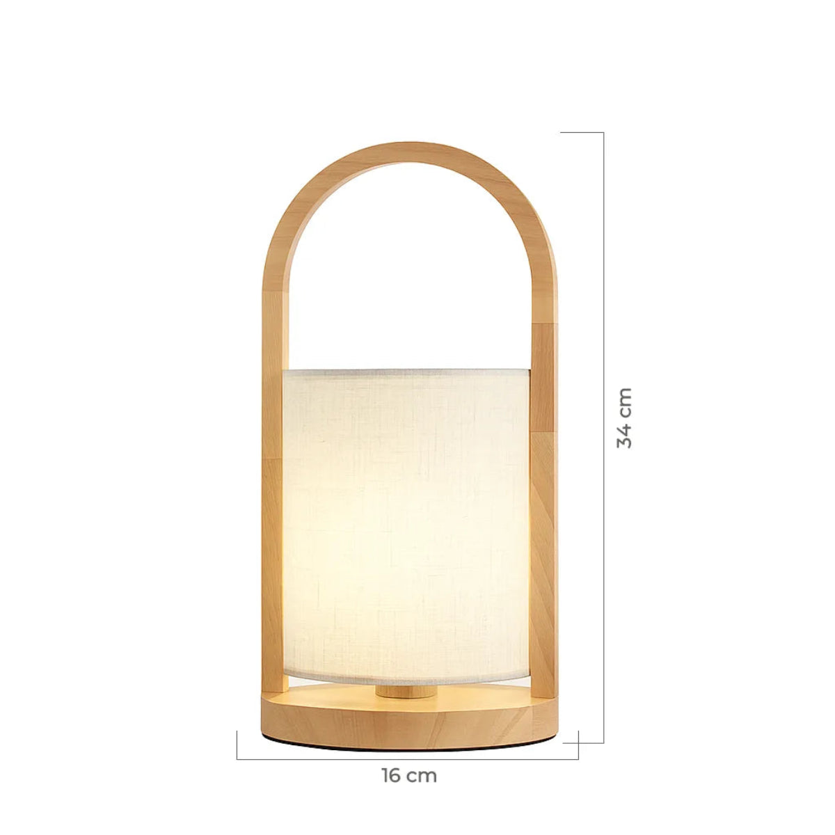 Luminária de Mesa de Bambu Lysa