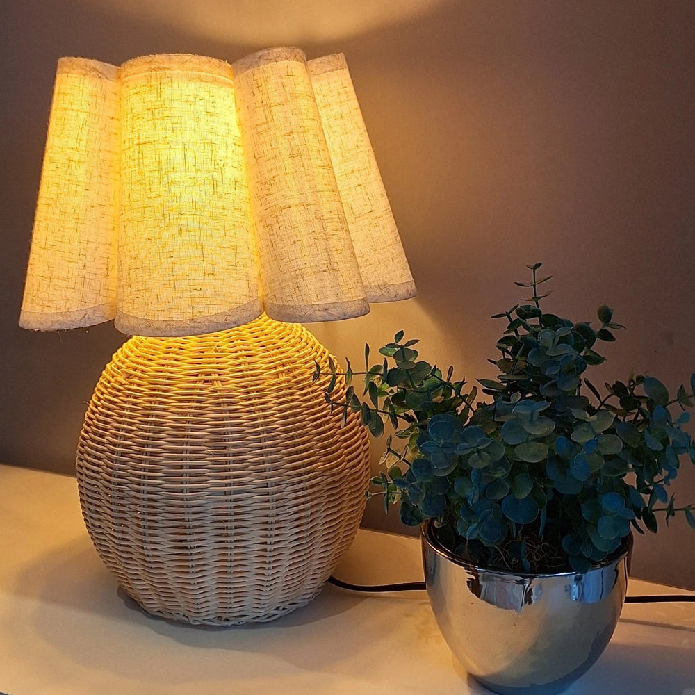 Luminária de Mesa de Bambu Orya