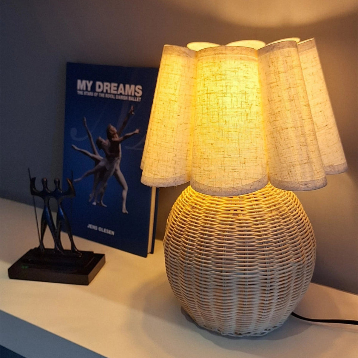 Luminária de Mesa de Bambu Orya