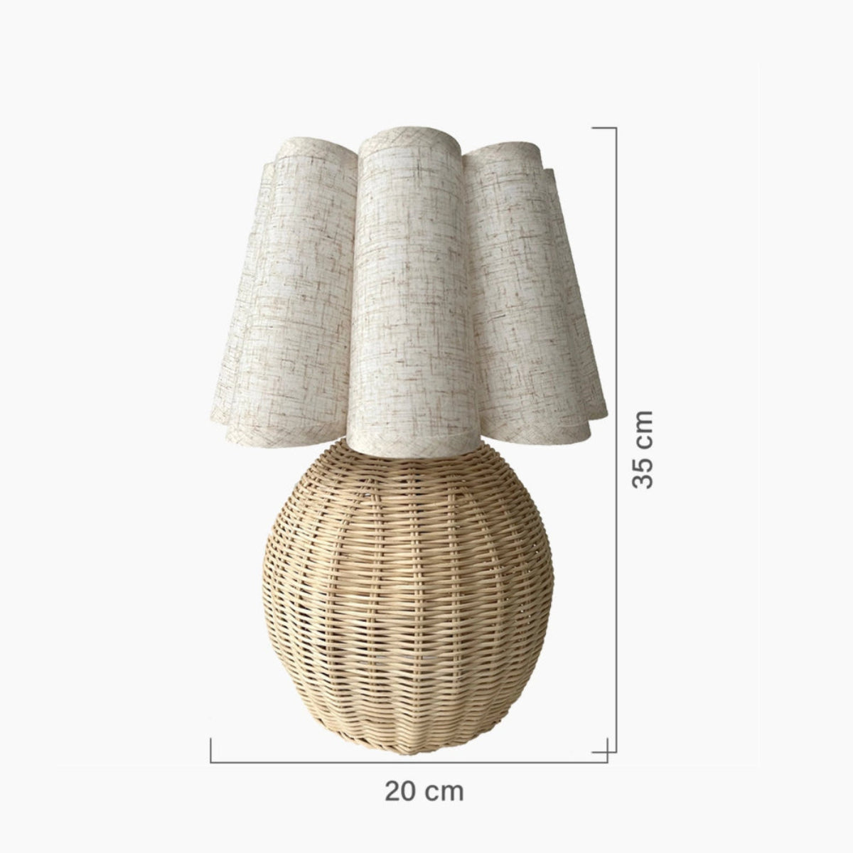 Luminária de Mesa de Bambu Orya