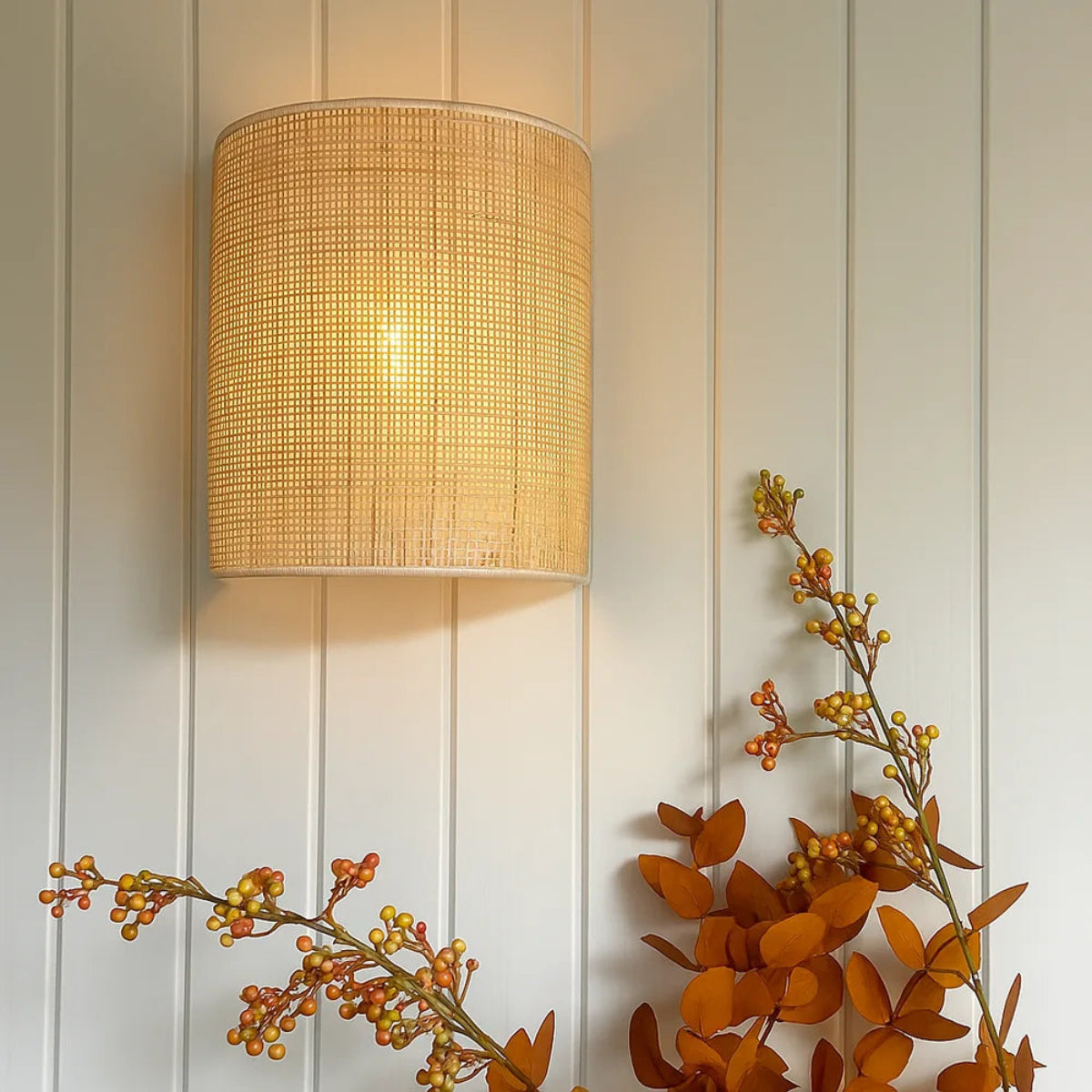 Luminária de Parede Arandela Rattan Brisa