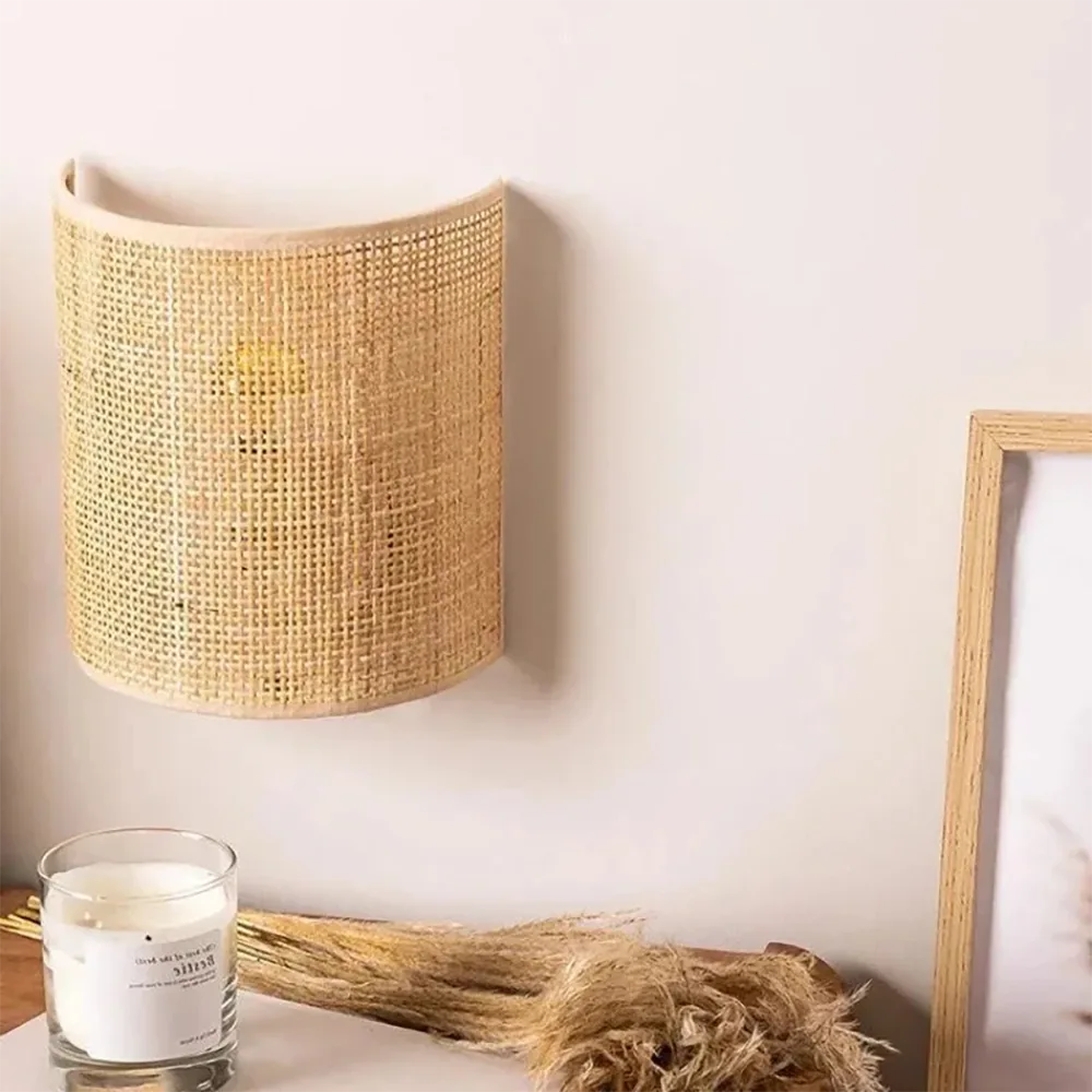 Luminária de Parede Arandela Rattan Brisa