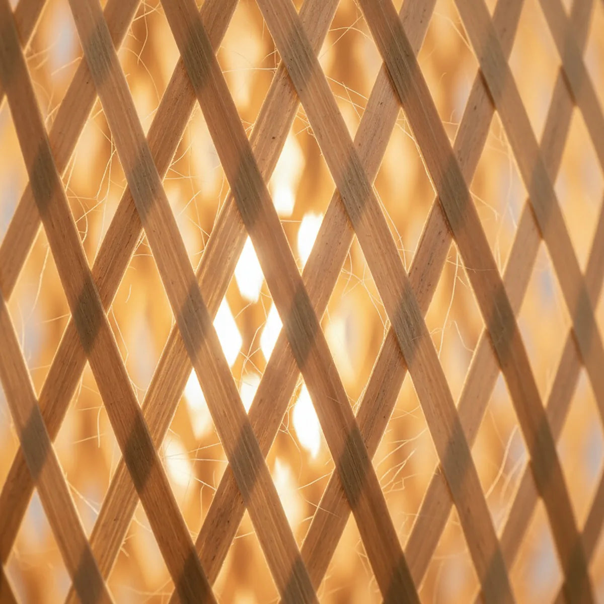 Luminária de Mesa Bambu Âmbar