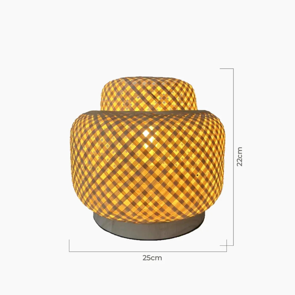 Luminária de Mesa de Bambu Nest